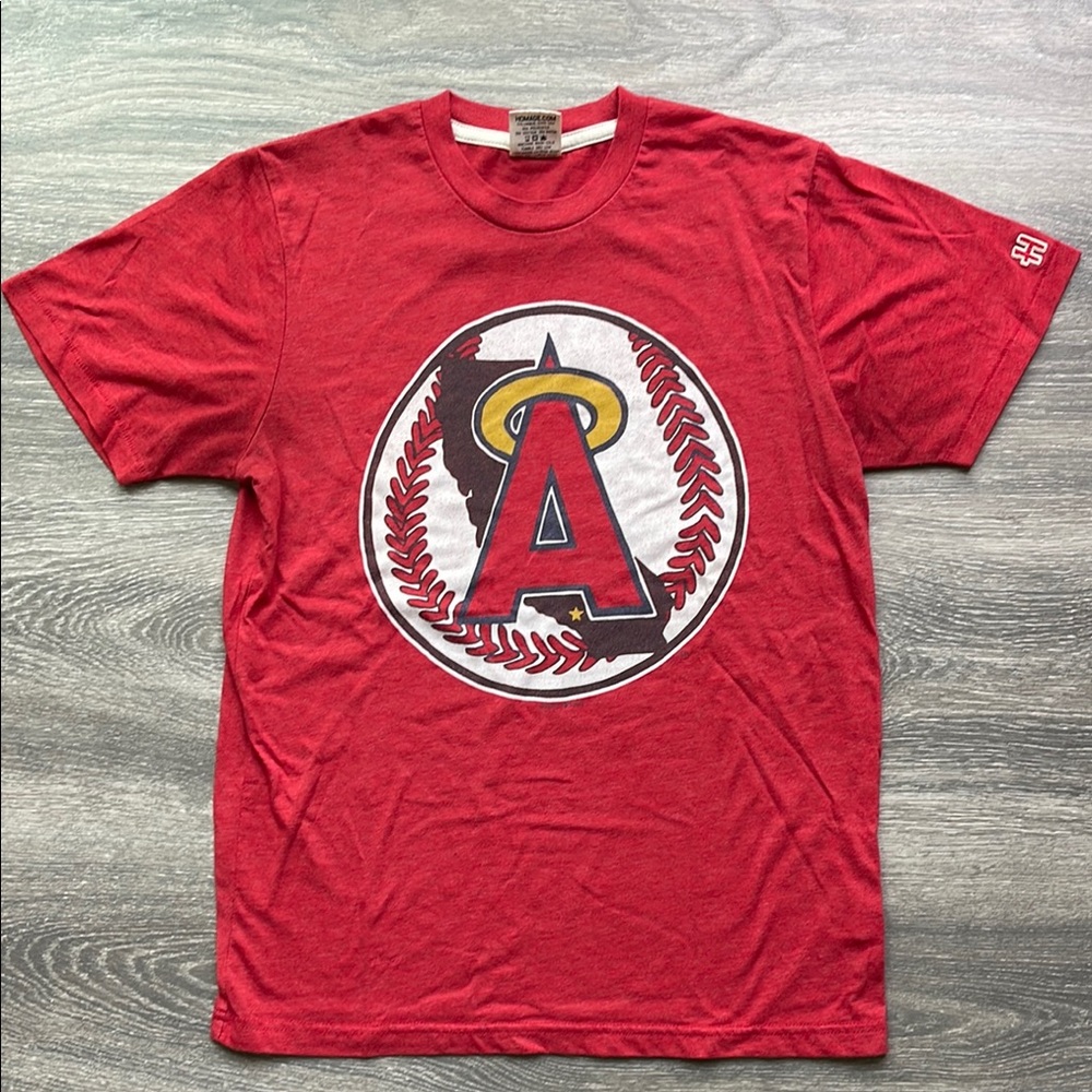 Homage Los Angeles Angels '86 T-Shirt, red